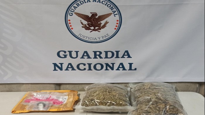 Guardia Nacional detecta paquetes con aparente marihuana en siete estados del país