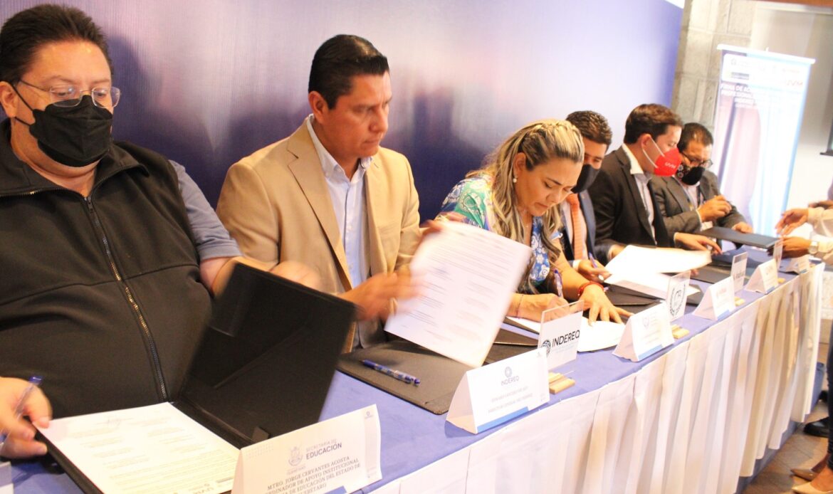 INDEREQ firma acuerdo para Profesionalización Deportiva con Universidades