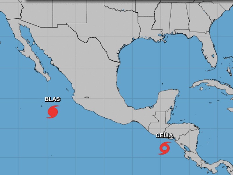 Se forma la tormenta tropical «Celia» en el Pacífico