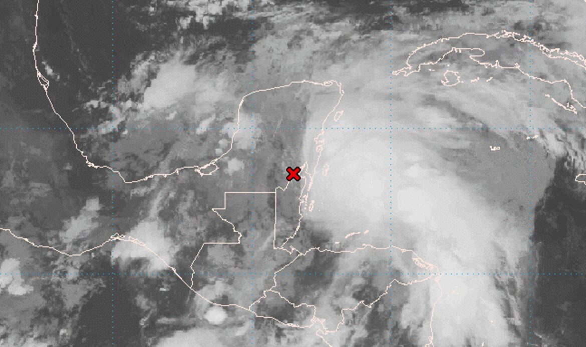 Sube 70% probabilidad de depresión tropical en sureste del Golfo de México