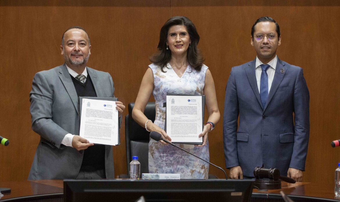 Atestigua Josué Guerrero firma de convenio entre el Poder Judicial del Estado y el Colegio Certificador de Peritos