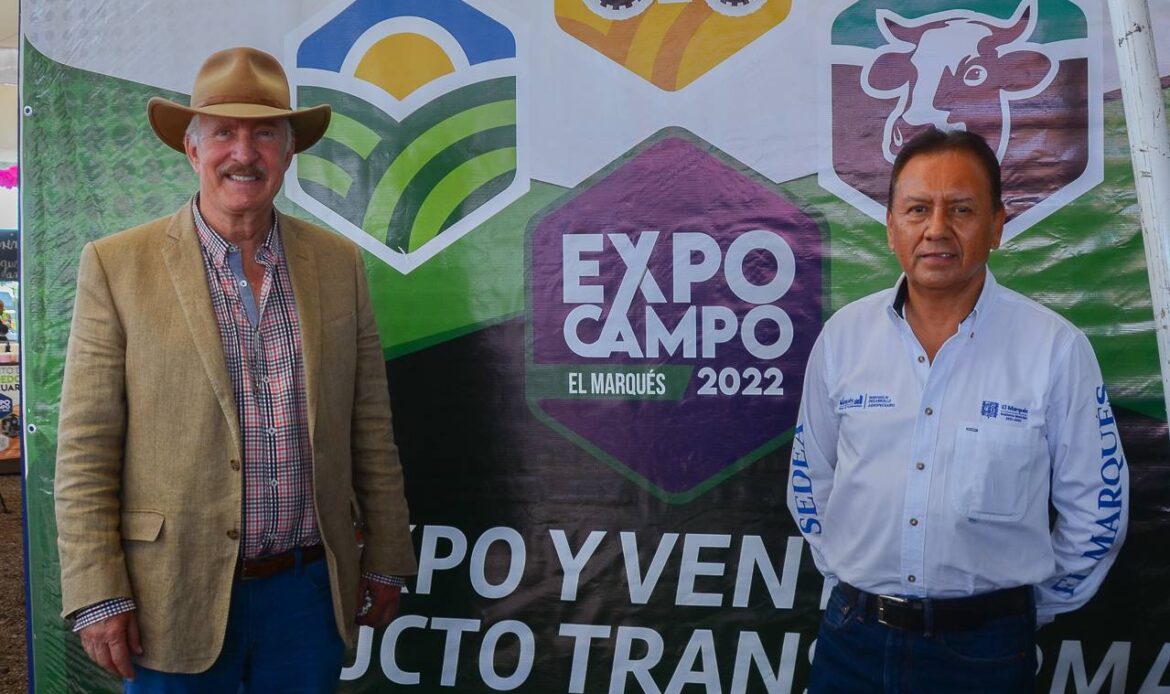 Inaugura Enrique Vega la Expo Campo El Marqués 2022