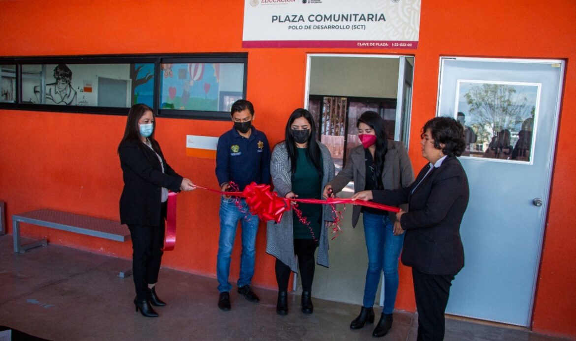 Inauguran Plaza Comunitaria en el CIPRES III
