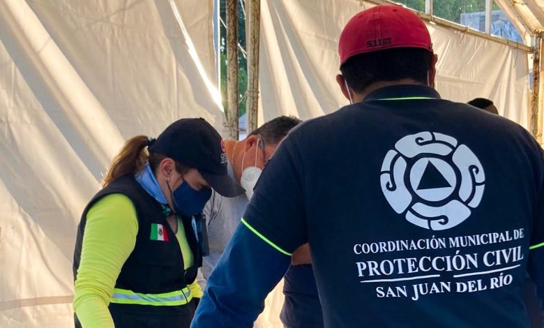 Protección Civil preparado para temporada invernal en San Juan del Río