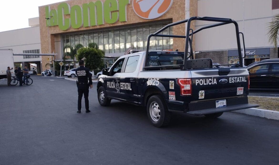 Policía Estatal  lleva a cabo recorridos de prevención y disuasión en plazas comerciales
