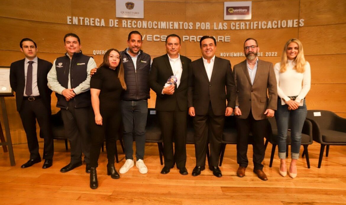 Reconocen a los artífices de la mejora regulatoria en el Municipio de Querétaro