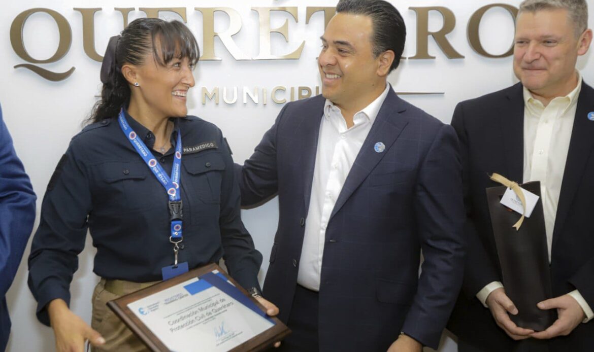 Protección Civil Municipal de Querétaro, única en el país con certificado “Training Center” del IPR