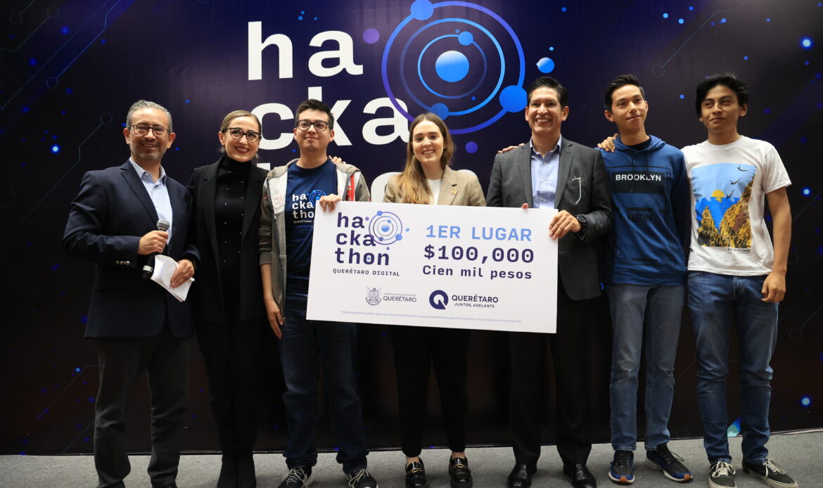 Entrega SEJUVE más de 200 mil pesos a ganadores del Hackathon Digital