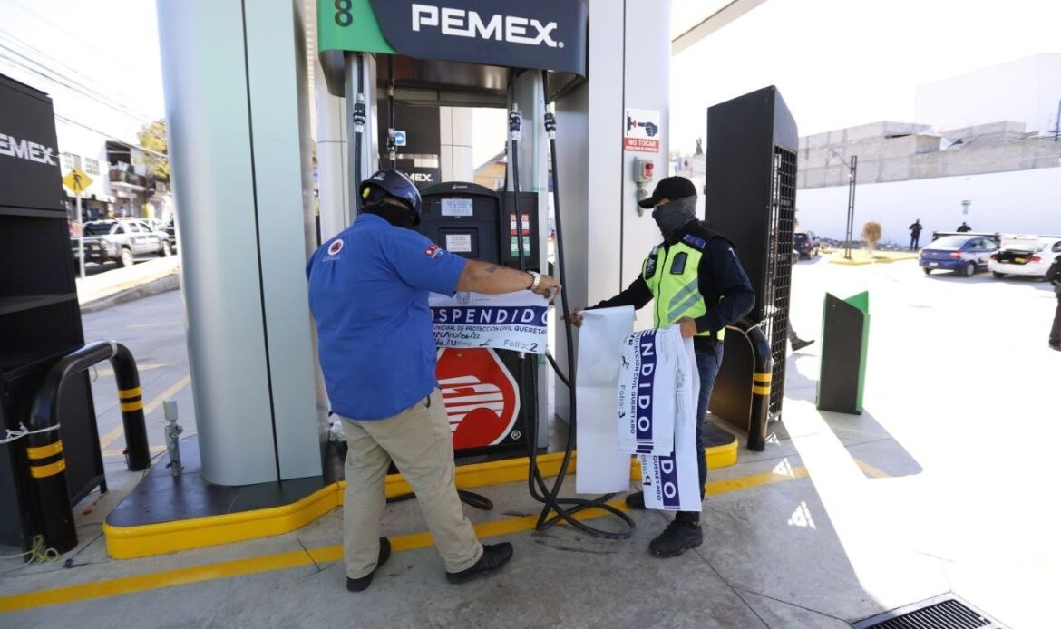 Municipio de Querétaro reitera que no renovará la licencia de funcionamiento a la gasolinera en El Porvenir