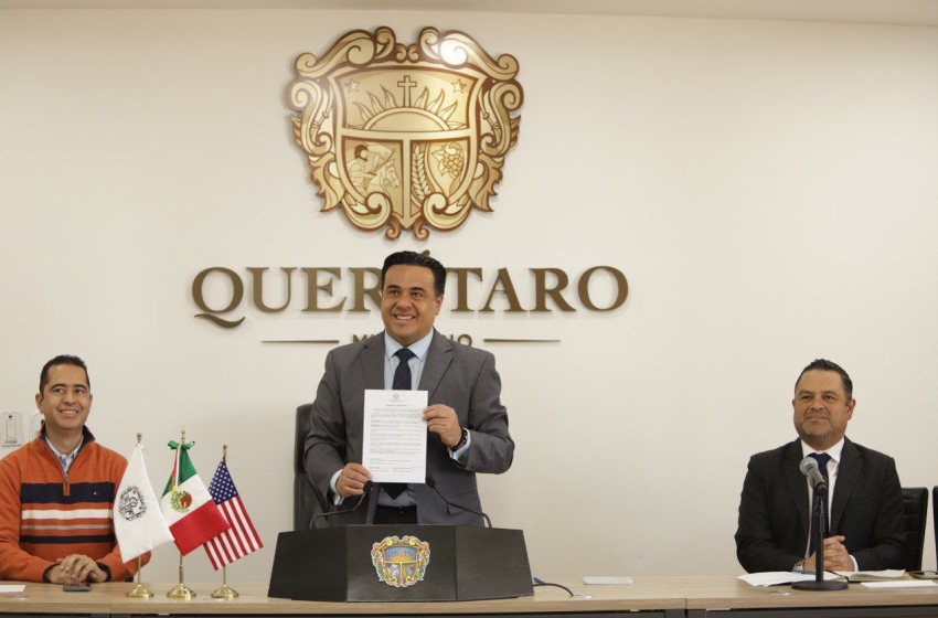 Querétaro e Indianápolis firman carta de intención para hermanamiento