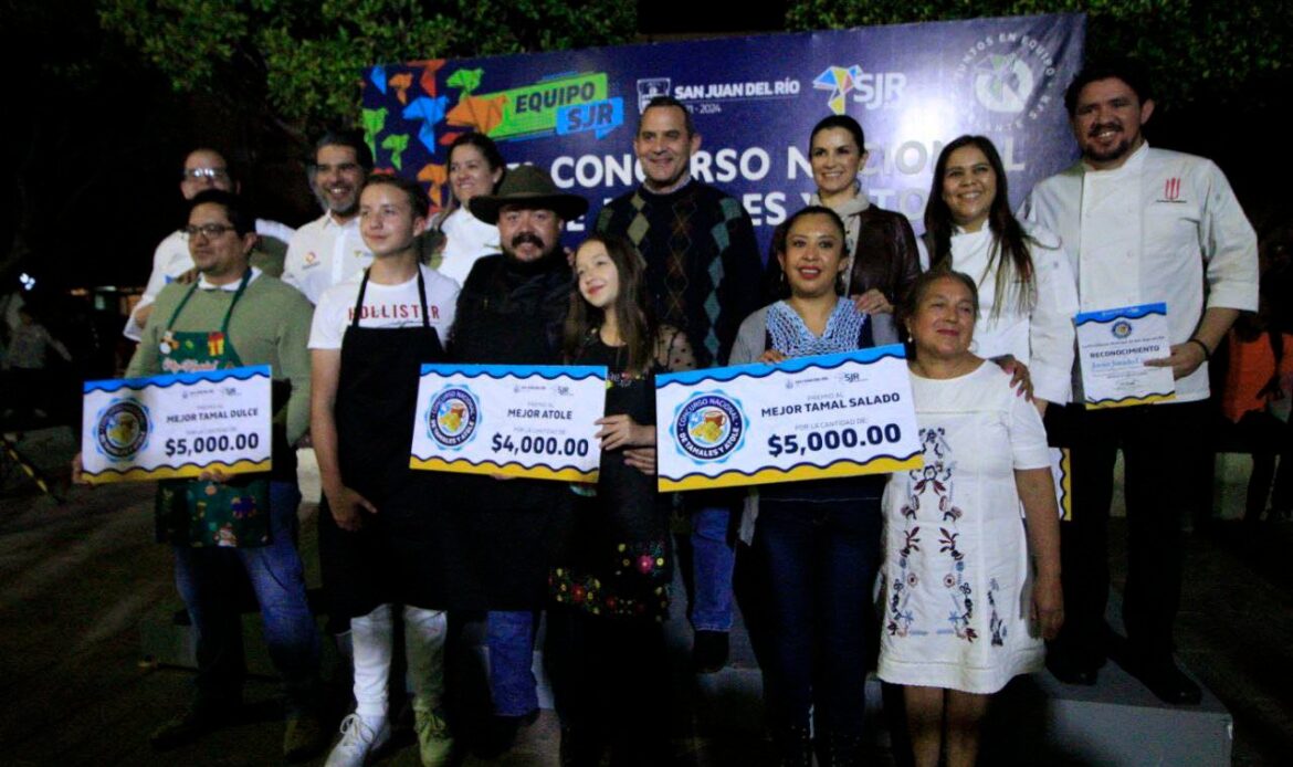 Llevan a cabo el cuarto Concurso Nacional de Tamales y Atole en San Juan del Río
