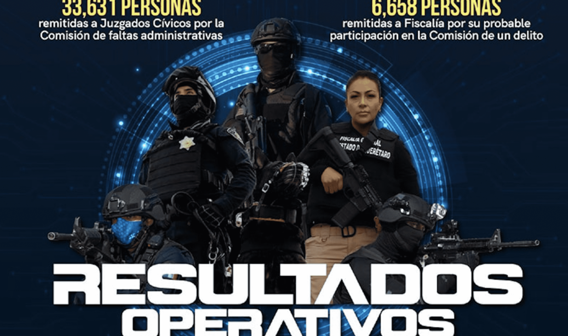 Policía Queretana ha cumplido con resultados positivos para las familias: SSC