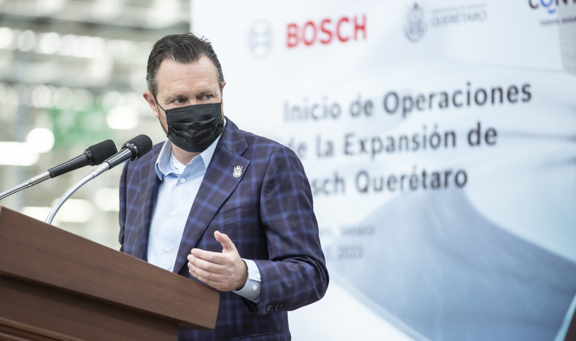 Bosch amplía operaciones en Querétaro con una inversión de 146 millones de dólares