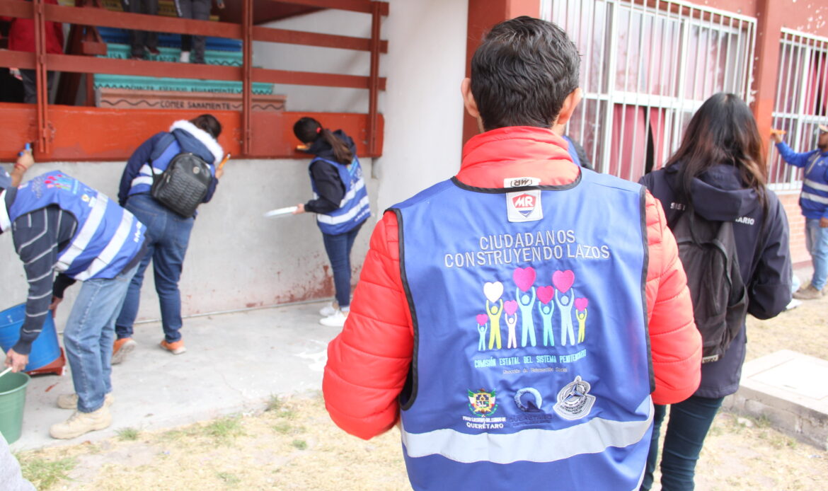 COBAQ y CESPQ realizan jornada de rehabilitación y limpieza en plantel Real de San Miguel
