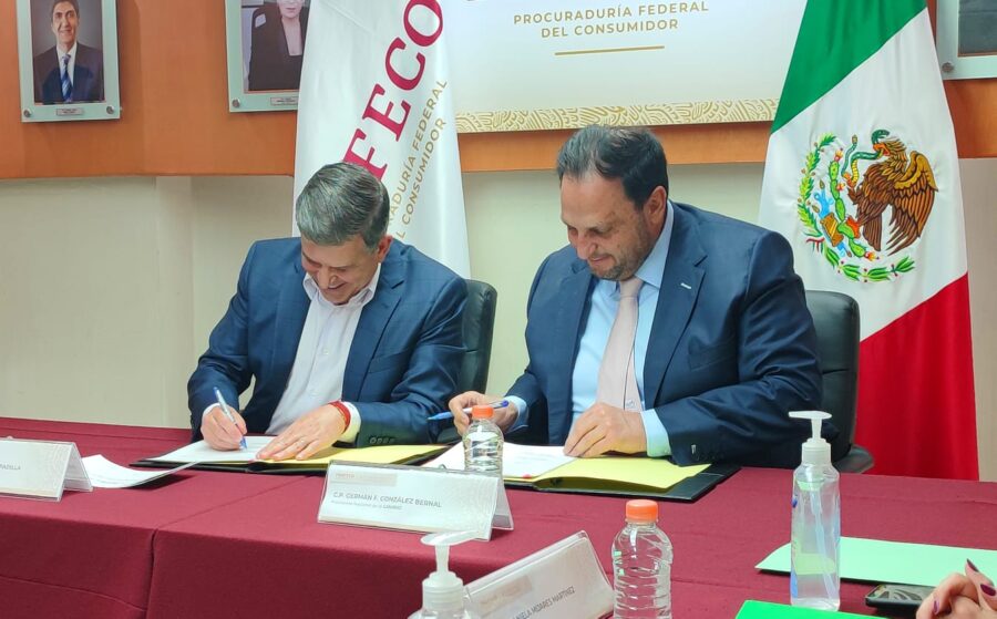 Profeco y Canirac firman convenio de colaboración a favor de los consumidores