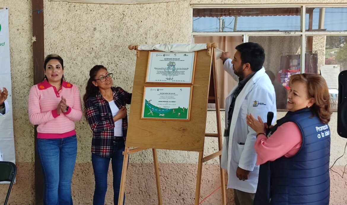 Certifica SESA a localidad de Ezequiel Montes como Promotora de Salud