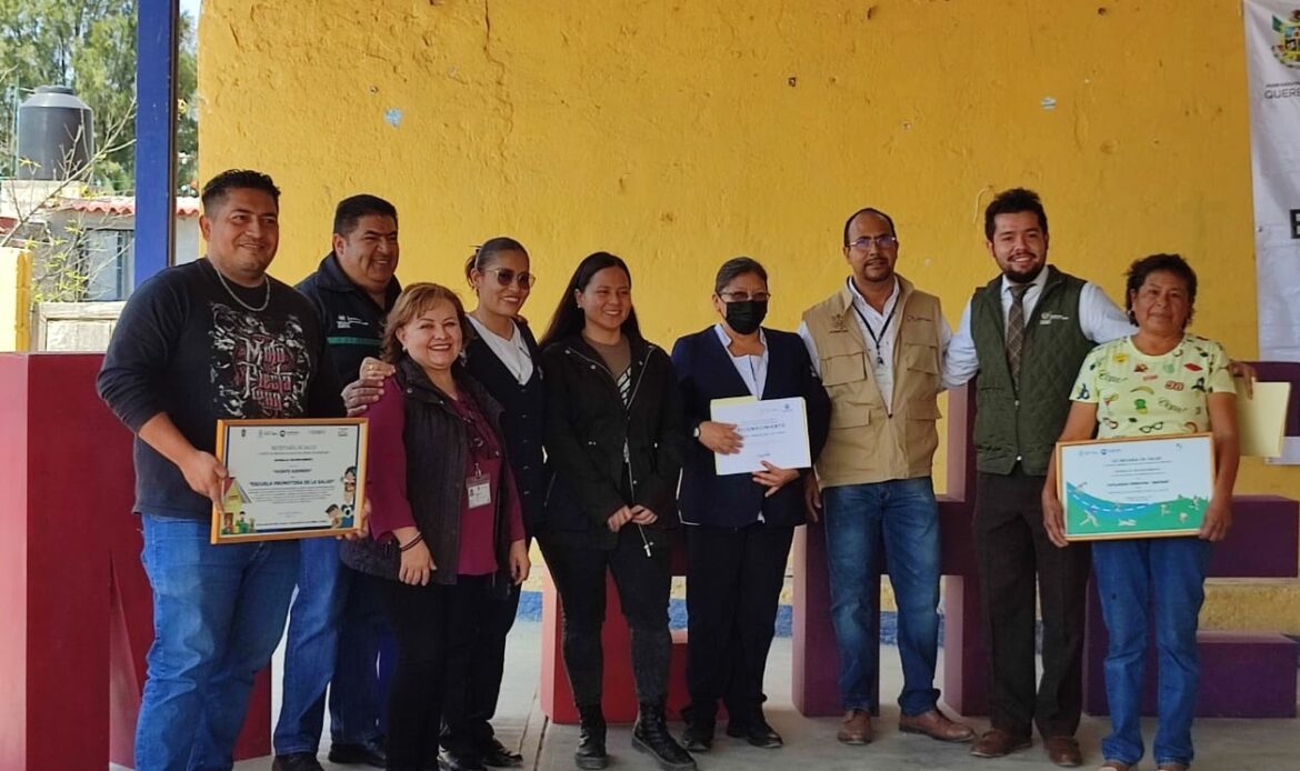 Certifica SESA a comunidad de Cadereyta como Promotora de Salud