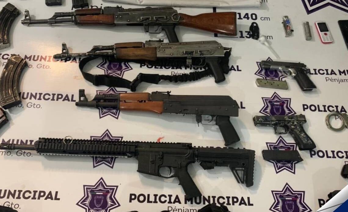 <strong>Reportan INEGI y Sedena que el 50% armas ilegales que hay en México se decomisan en Guanajuato</strong>