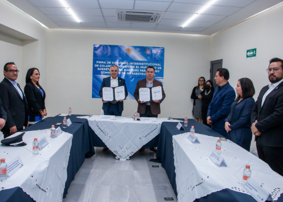 Policía De Querétaro Y El Marqués Firman Convenio De Colaboración