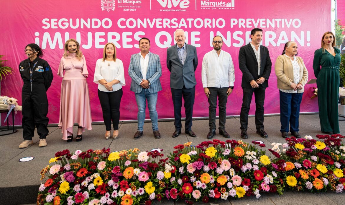 El Marqués conmemora el 8 de marzo, con el segundo conversatorio preventivo femenil
