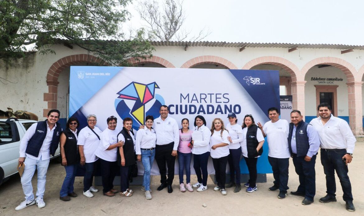 Llevan a cabo segunda jornada de Martes Ciudadano en San Juan del Río