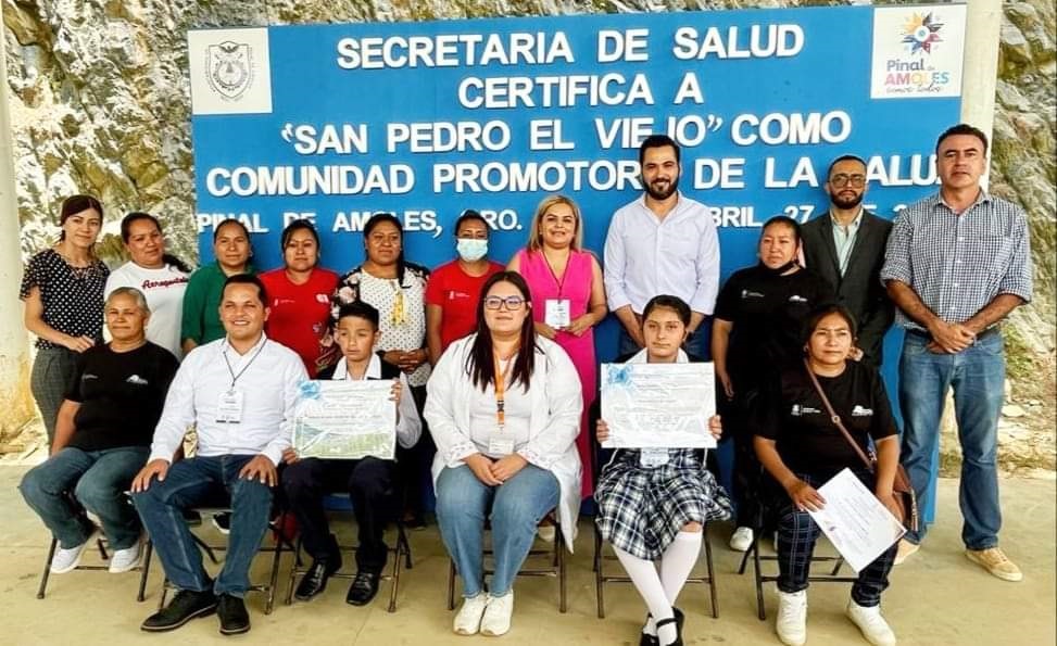 Certifica SESA a comunidad de Pinal de Amoles como Promotora de Salud