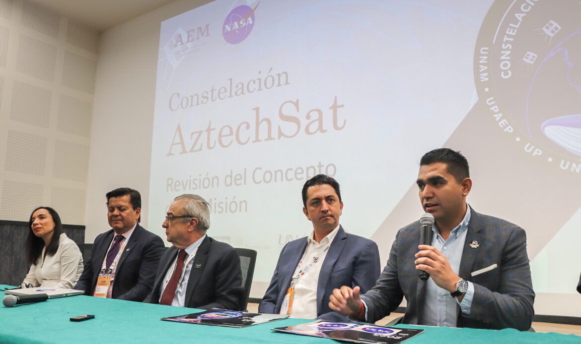 Agencia Espacial Mexicana reconoce labor de UPQ y UNAQ en Constelación AztechSat