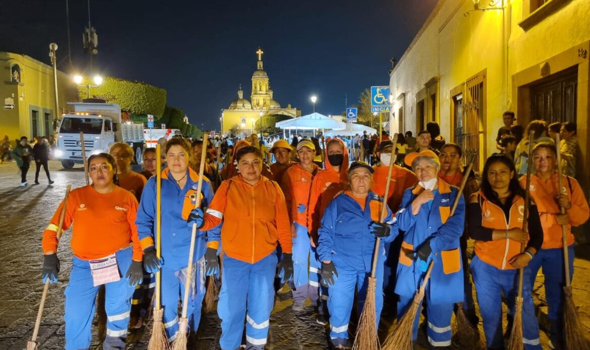 Servicios públicos recolecta 50 toneladas de basura en Querétaro