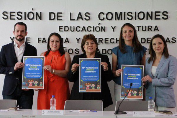 Las Comisiones Unidas de Educación y de Familia aprobaron la realización del XVI Parlamento Infantil