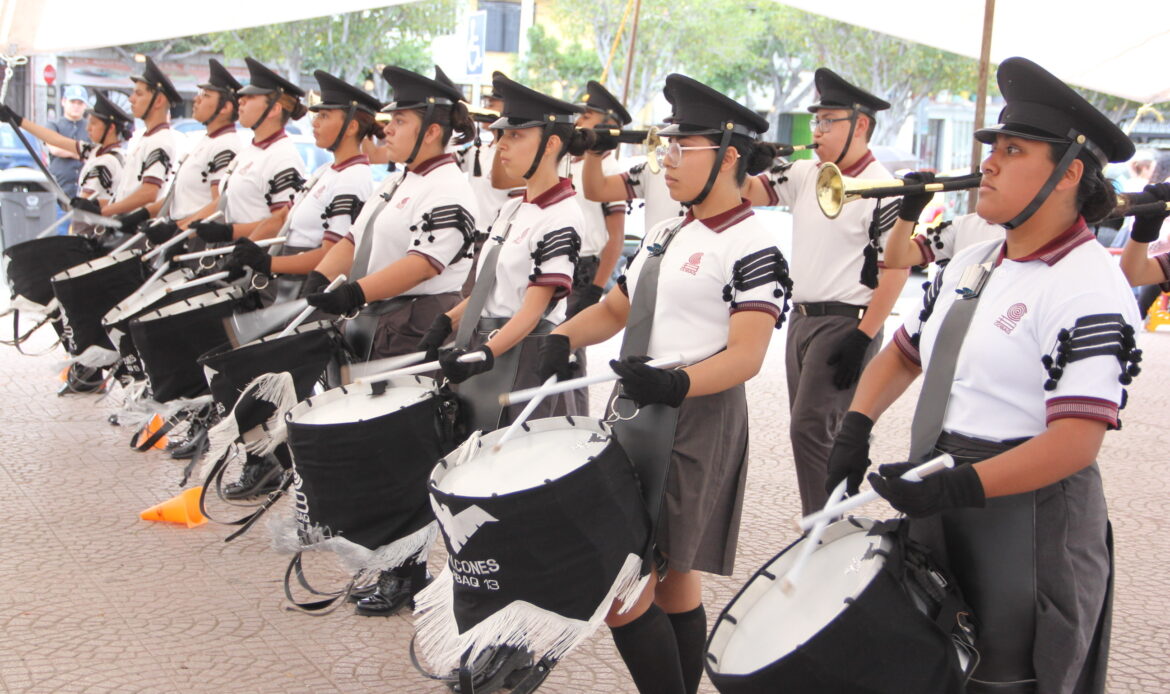 Inicia el XII Concurso de Bandas de Guerra y Escoltas de Bandera Nacional, COBAQ 2023