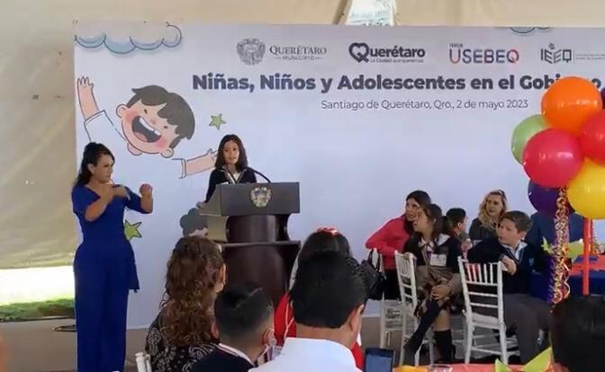 46 niñas y niños participan en el gabinete infantil del municipio de Querétaro 2023
