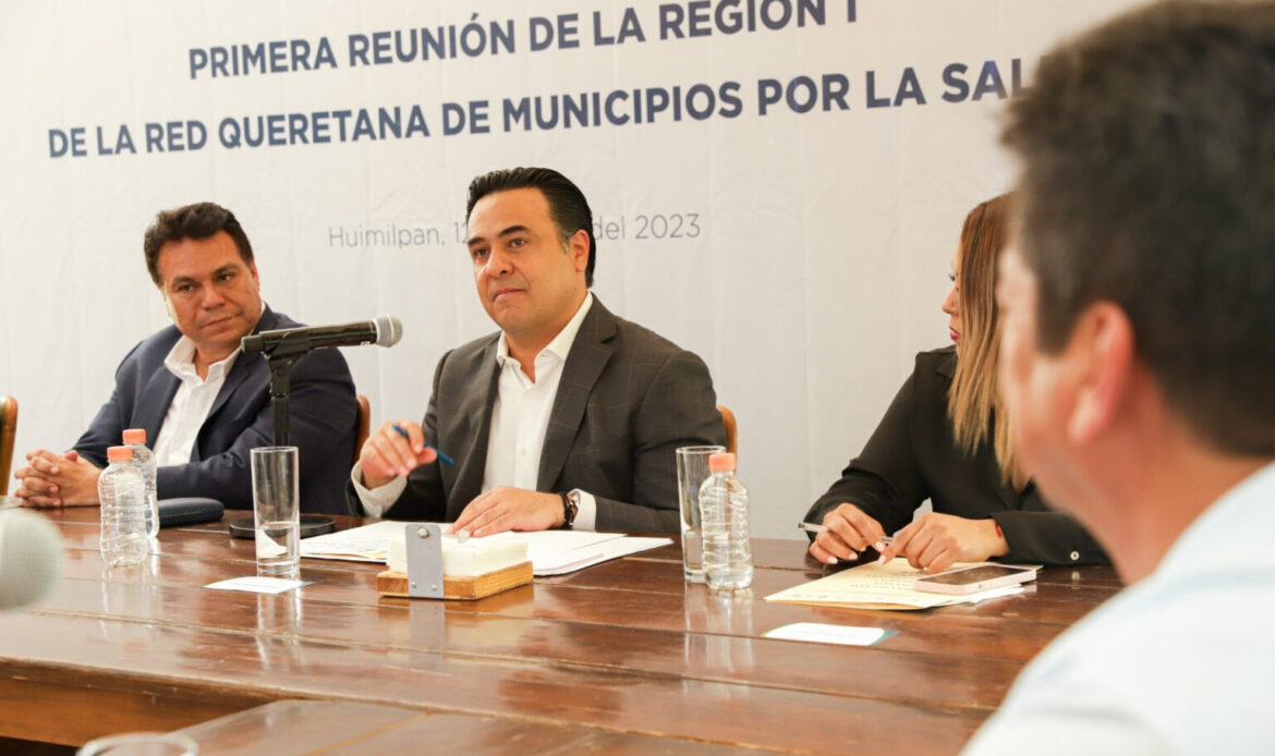 Encabeza Luis Nava reunión de la Red Queretana de Municipios por la Salud