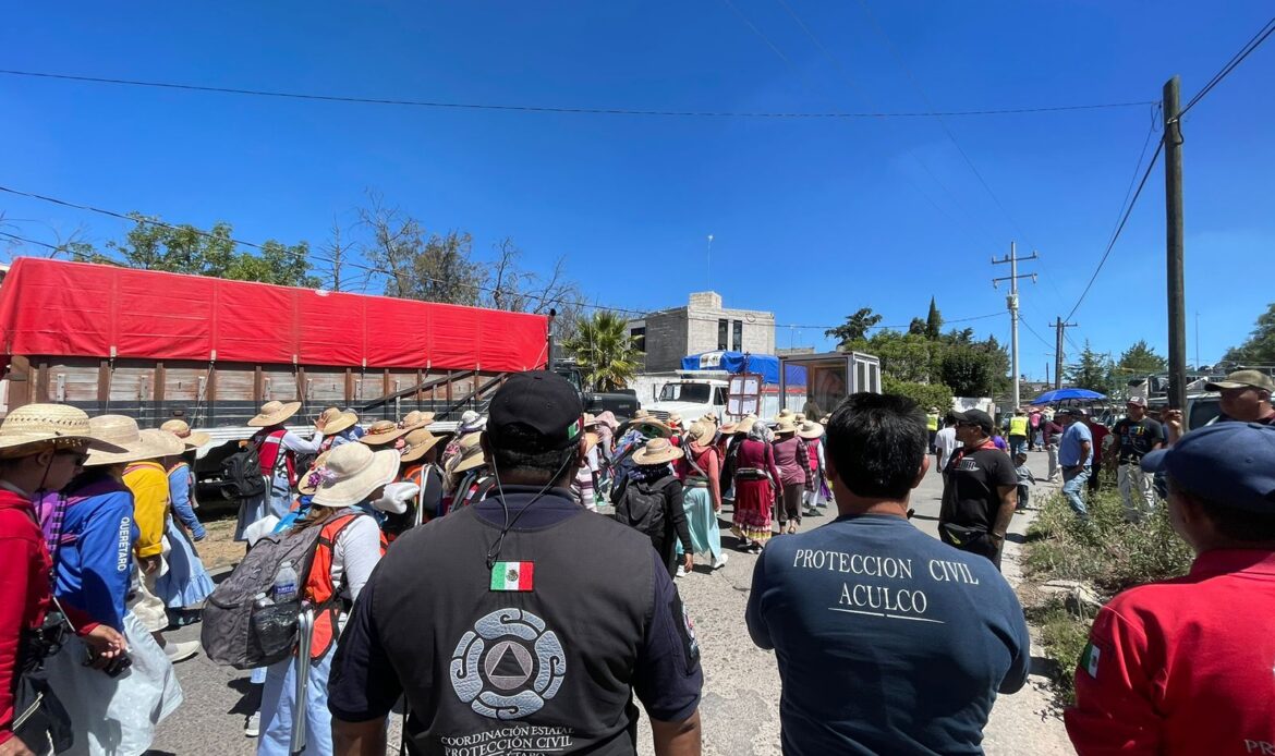 CEPCQ colabora con autoridades del Estado de México en asistencia a ciudadanos durante incidente con lonaria