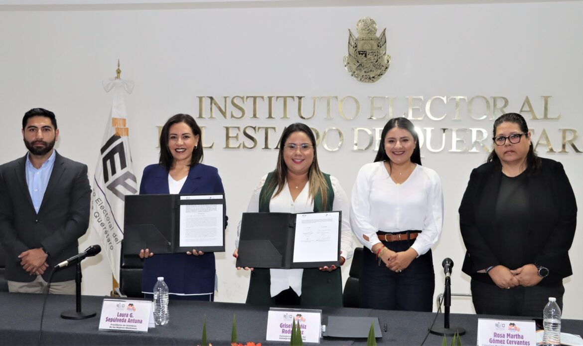 Colaboran IEEQ y Grandeza de las Mujeres Mexicanas por la igualdad sustantiva