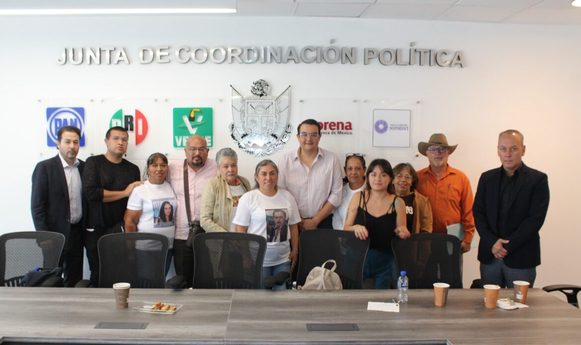 Recibe diputado Guillermo Vega a colectivos de búsqueda de personas desaparecidas