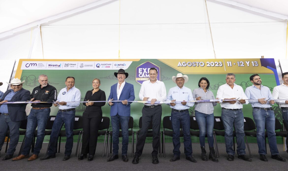 Inaugura Mauricio Kuri Expo Campo El Marqués 2023