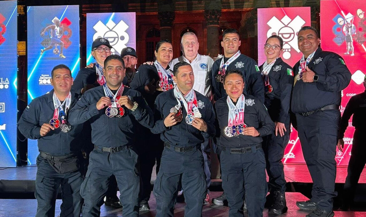 Policía Estatal obtiene 38 medallas en Juegos Latinoamericanos