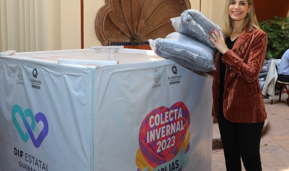 Recibe Car Herrera apoyo del Voluntariado SEDIF para Colecta de Cobijas