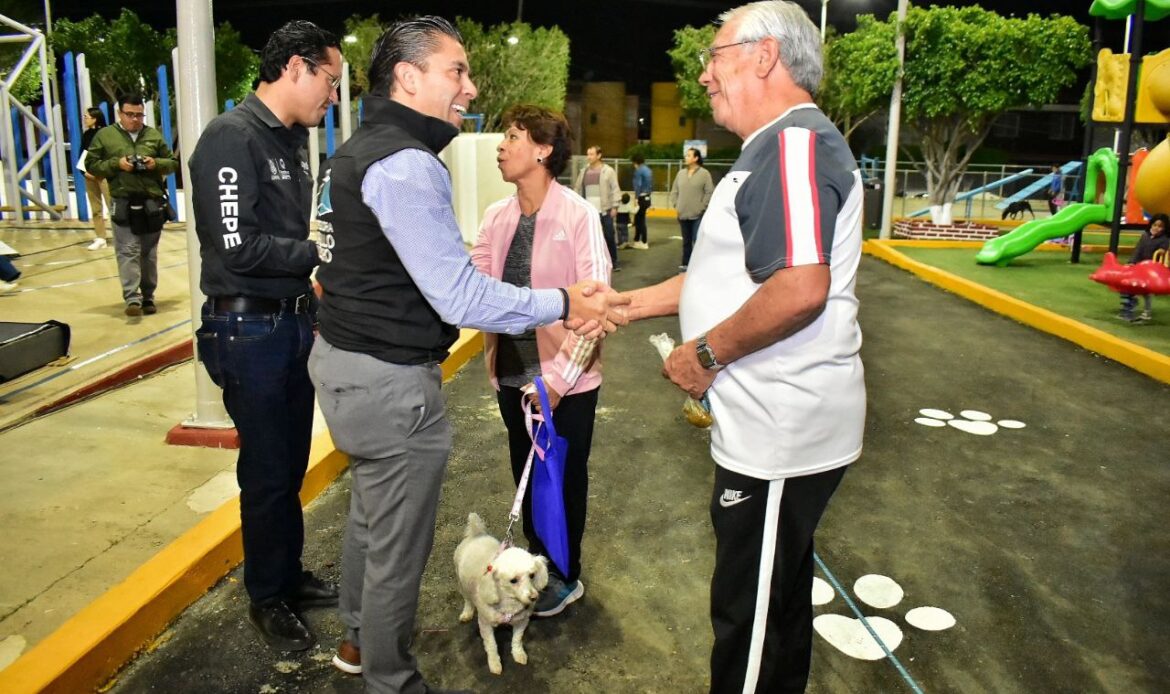 Rehabilitan parque El Pórtico en Corregidora
