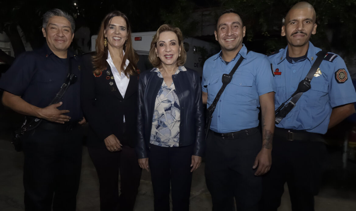 Refrenda Lupita Murguía respaldo y compromiso con Bomberos Querétaro