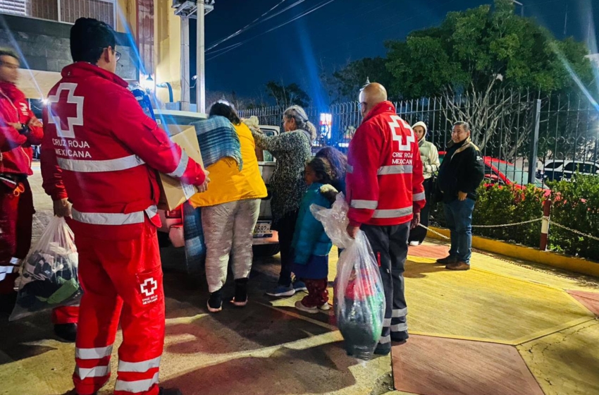 Cruz Roja atiende a familia de menor que cayó de un tren
