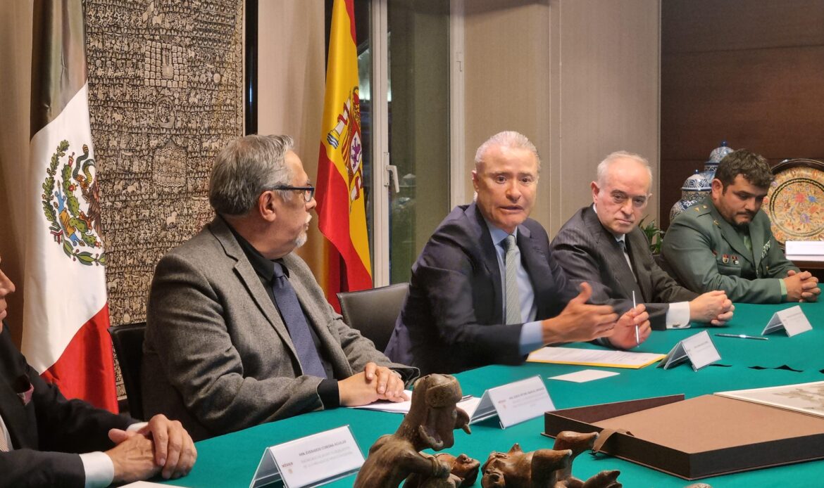 Gobierno de México restituye piezas arqueológicas de España al patrimonio cultural