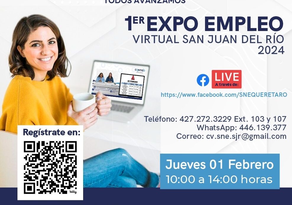 Alistan Expo Empleo Virtual para San Juan del Río