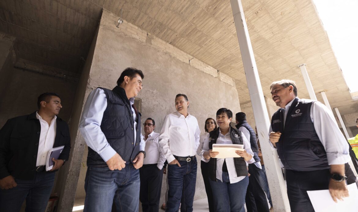 Supervisa Gobernador avances de obra en Centros de Salud en Tequisquiapan y San Juan del Río