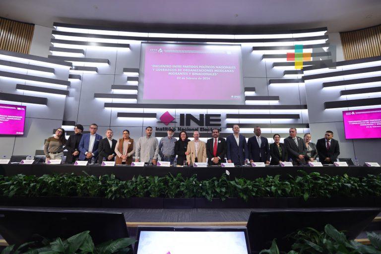 Organiza INE “Encuentro entre partidos políticos nacionales y liderazgos de organizaciones mexicanas migrantes y binacionales”