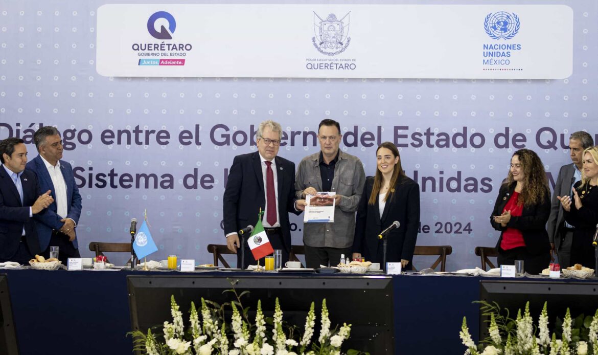 Fortalece Gobierno de Querétaro colaboración con las Naciones Unidas