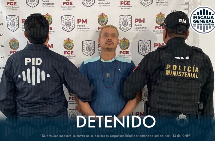 Detenido en Veracruz, posible partícipe de homicidio en Pedro Escobedo