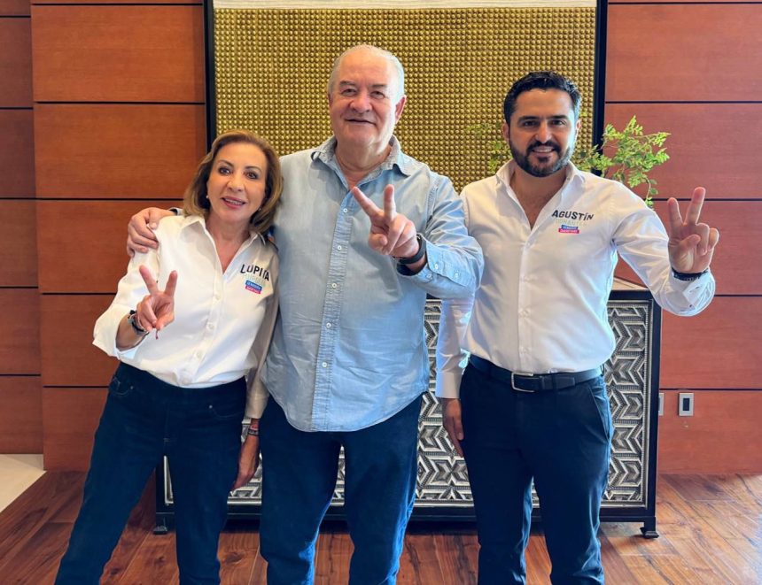 Lupita Murguía y Agustín Dorantes se reúnen con el exgobernador Paco Garrido