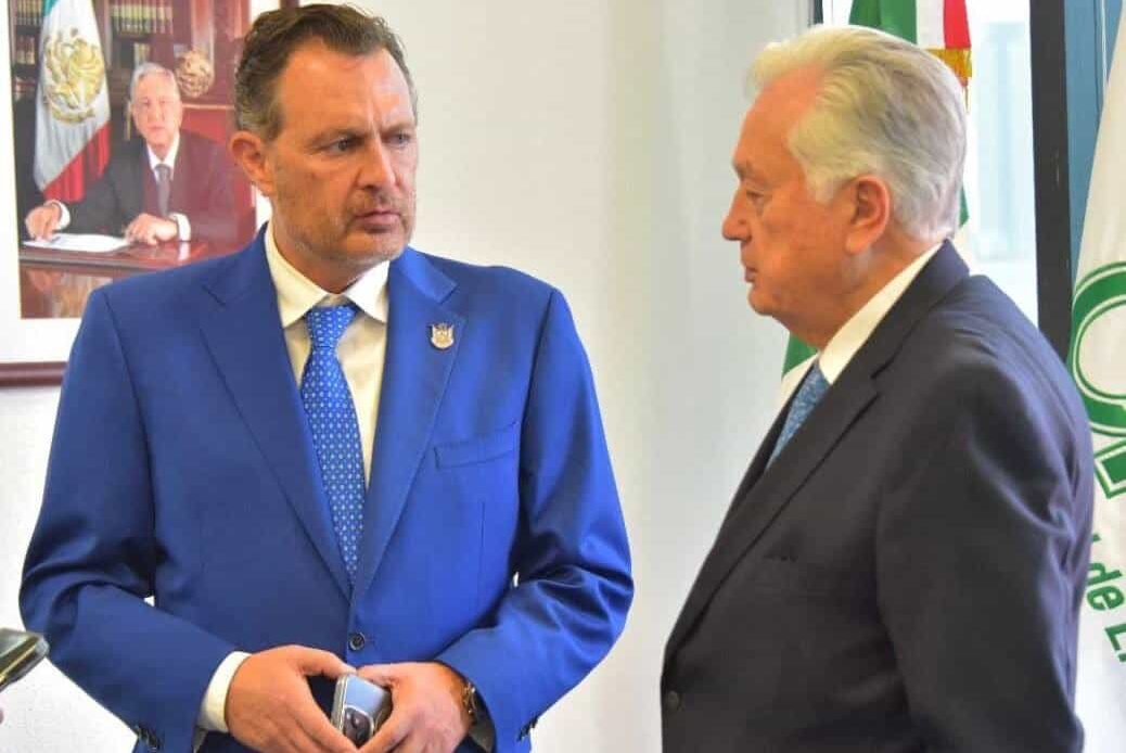 Se reúne Mauricio Kuri con Manuel Bartlett; busca garantizar suministro de energía en Querétaro