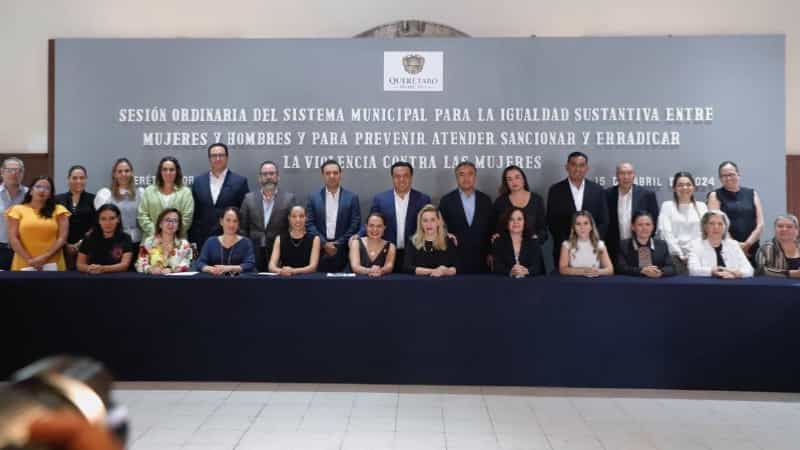Presentan nuevas estrategias en el Sistema Municipal para la Igualdad Sustantiva en el Municipio de Querétaro
